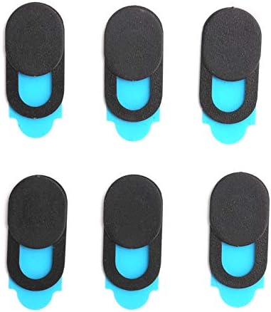 GOSHYDA Webcam Cover, 6Pcs Protection Ultra Thin Web Camera Sticker Computer Accessories for Almost All Front Cameras on Laptops, PCs, Tablets