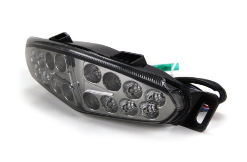 2009-2011 Kawasaki Ninja 650R & ER-6n Integrated Sequential LED Tail Lights Smoke Lens