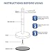 Shaving Razor Brush Stand ,Alotpower Men's Deluxe Aluminium Alloy Razor and Brush Stand Shaving Accessory Holder to Prolong the Life of your Brush and Razor(Just 1 Stand for Package)