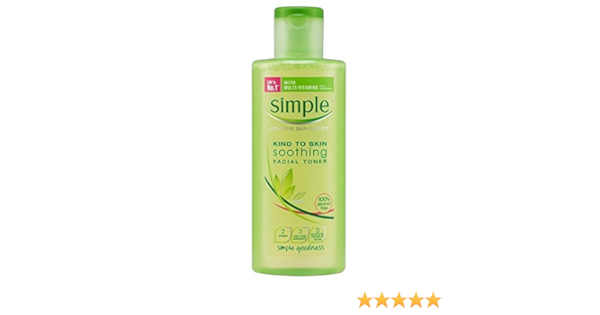 simple kind to skin facial toner soothing 6.7 oz