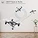 Mini Drones for Kids or Adults, RC Drone Helicopter Toy, Easy Indoor Small Flying Toys Pocket Quadcopters for Boys or Girls Black