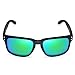 Walleva Emerald Mirror Coated Polarized Replacement Lenses for Oakley Holbrook Sunglasses