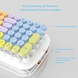 UBOTIE Colorful Bluetooth 100Keys