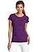 Dickies Girl Juniors Short Sleeve Crew Neck Tee,Purple,Small