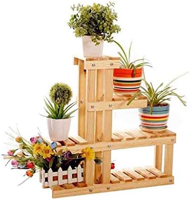 Estantería de Flores 4- Soporte de Flor de Escritorio con gradas y ...