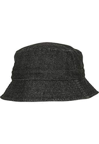 Flexfit Damen / Herren Bucket Hat Denim Unisex Anglerhut für Erwachsene