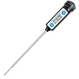 Anpro Anpro DT-8 Instant Read Digital Cooking Thermometer with Long Probe for Food, Meat, Candy and Bath Water - Black