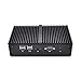 QOTOM Q330G4 Barebone Industrial PC Gateway Firewall Router for pfSense - Intel i3 4005U AES-NI, 4 Gigabit NICs (No RAM / SSD)