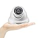 ZOSI 1000TVL CCTV Camera 24 IR LEDs Indoor Outdoor Day Night Vision 65ft Security Dome Color Camera for DVR Surveillance System (White)