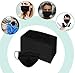 Disposable 3-Ply Face Mask Antiviral Medical Surgical Mask with Earloop Polypropylene Masks for Personal Health - 50 Pcs (Black)