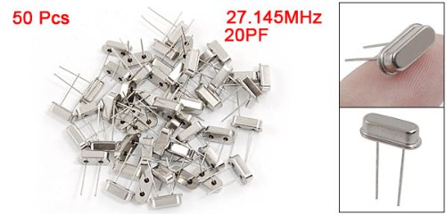 uxcell 50 x 27.145MHZ 27.145 MHZ Crystal Oscillator HC-49S