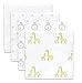 SwaddleDesigns Cotton Muslin Swaddle Blankets, Set of 4, Receiving Blankets for Baby Boys & Girls, Best Shower Gift, 46x46 inches, Sterling Jungle Friends