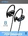 Wireless Sport Waterproof Bluetooth Headphones by OKTOBOT - Stereo IPX7 Sweatproof Gym Earphones - Noise Cancelling Running Headset with Mic - 8 Hours HD Music Earbuds - Voice Prompt - With Free Case.