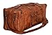 30 Inch Large Leather Duffel Travel Duffle Gym Sports Overnight Weekender Bag (Single Pocket)