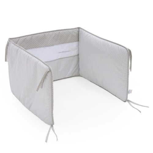 Cambrass Cot Bumper (60 x 40 cm, Bebe Grey)