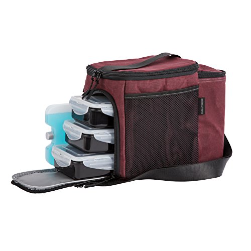 EDC Meal Prep Bag Full Meal Prep Lunch Box Management System includes