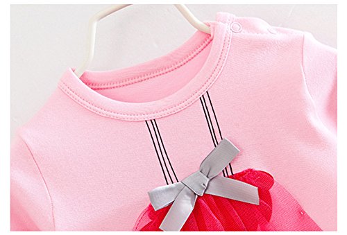 Monvecle Unisex-Baby 2 Pack Cotton Coverall Bodysuit One Piece Jumpsuit Romper Cute Cat 12-18m