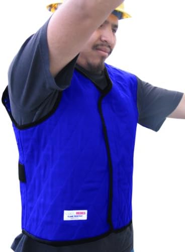 Cool Medics M1125FR Flame Resistant Velcro Vest, Small, Royal