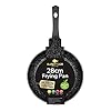 Blackmoor-Frying-Pans-2-Colours-Non-Stick-Anti-Scratch-Pans-Cool-Touch-Handles-Suitable-for-Induction-Electric-and-Gas-Hobs-202428cm-Black-28cm Blackmoor 67080 Classic 28cm Frying Pan/Non-Stick Coating/Cool Touch Handle/Suitable for Induction, Electric and Gas…