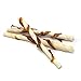 Cadet Gourmet Beef Hide Twist Chew Sticks, Long Lasting & Natural Chew Treats for Dogs, Inspected & Tested in USA, Duck Flavor (50 Count)