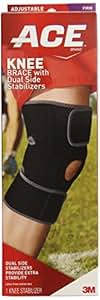 Ace knee brace with dual side stabilizers Ace knee brace with dual side stabilizers
