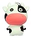 Children's toys animal sounds designed LED Cow Keychain