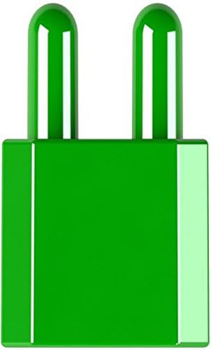 Pinblock Single Color PB201513 Building Kit (100 Piece), 5.35", Green
