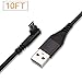 90 Degree Android Micro USB Cable 10ft,ICESMART 3Pack 10Feet Extra Long Right Angle Charging Cable,Fast Speed Data Sync Charger Cable for Samsung, HTC, Motorola, Nokia, Kindle, MP3,Tablet and More