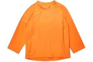 Leveret Long Sleeve Baby Boys Girls Rash Guard Sun Protected UPF + 50 Kids & Toddler Swim Shirt (12 Months-5 Toddler)
