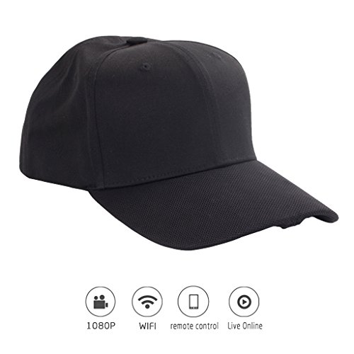 Click Here to See More Images Generic Wearable Hat Cap Camera FHD 1080P Hat Cap With WIFI Hidden Camera For Hunting Cycling Fishing Outdoor Sports