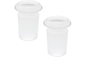 BLLNDX 2PCS Glass Fitting Adapters Laboratory Instrument Connectors 14/18MM Straight Pipe Inserts Fume Fittings for Chemistry Lab Setups