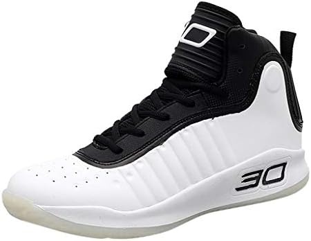 Men Sneakers Black White Vibola Couple's Basketball Shoes Breathable Mesh Lace-Up Running Walking Gym Shoes