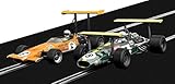 Scalextric C3589A McLaren M7C & Brabham BT26A Legends Limited Edition Twin Pack Slot Cars (1:32 Scale)