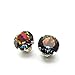 925 Sterling-silver stud earrings made with sparkling Volcano crystal from Swarovski®. London gift box.