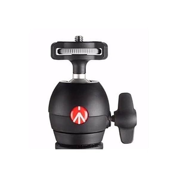 Manfrotto MKCOMPACTLT-BK Compact Light Dreibein-Stativ (Tragbarkeit: 2Kg) schwarz