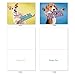 The Best Card Company, Dog Big Thanks - 10 Thank You Cards Boxed (4 x 5.12 Inch) - Bulk Assortment of Pet Dog Thank Yous M2369TYG