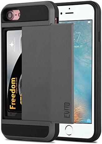 iPhone 7/7s Wallet Case - Vault Slim Wallet for iPhone 7/7s (4.7") by Evito - Ultra Slim Protective Phone Cover