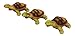 Goodman and Wife Set of 3 Poly Resin Turtle Shaped Pot Feet or Planter Risers (Medium Size Turtle Shape Each Measures 3 inches Long, 1.5 inches Tall)
