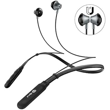 [2018 Upgraded Stereo] Bluetooth Headphones Neckband, DPRUI V4.2 Wireless Sports Headset Noise Canceling IPX7 Waterproof for Running/Gym with Mic (Black)