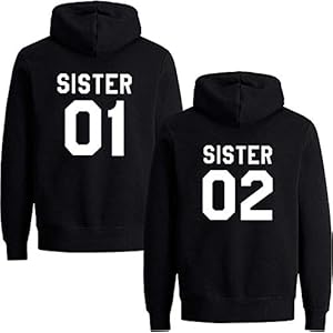 Best Friends Dames Hoodie Trui met Capuchon Sister