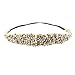 INSPIRELLE 5 Count Beaded Elastic Headband, Fashionable Handmade Imitation Pearl Beading Hairbands for Lady Women Girls