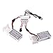 Youcute 2pcs 3.7v 1000mah Official Battery and 1to3 Charger for Udi U842 U818S Rc Quadcopter Drone White Spare Parts
