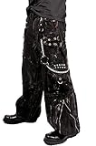 Tripp Men's Mechanic Acid Rave Techno Cyber Goth Pants (2XL)