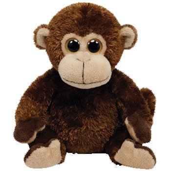 TY Beanie Baby - VINES the Monkey (2012 version with Big Eyes)