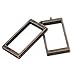 10pcs 40.4x21.5mm Rectangular Framework Open Back Pendant,zinc Alloy Accessories,Resin Mould,Antique Bronze
