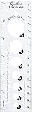 Quilled Creations Circle Size Ruler Quilling Tool, 6-Inch