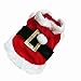 Idepet Santa Dog Costume Christmas Pet Clothes Winter Hoodie Coat Clothes for Dog Pet Clothing Chihuahua Yorkshire Poodle (M)