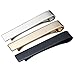 Jovivi 3pcs Mens Tie Bar Pinch Clip Set for Regular Ties, 2.1 Inch, Silver, Black, Gold Tone Gift Box