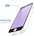 TOZO for iPhone 7 Plus Screen Protector [Anti Blue-Ray] 3D Glass [ 3D Full Frame ] Technology Premium Tempered 9H Hardness 2.5D PET [Soft Edge Hybrid] Perfect Fit Screen 5.5 Black
