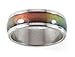 Mood Rings 8mm Solid Stainless Steel 70's Style (7)